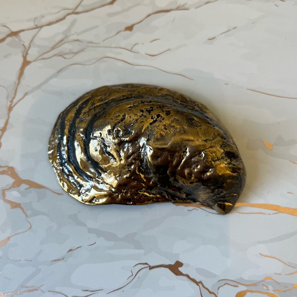 MAU-HOUSE OYSTER BOTTLE OPENER | SOLID BRONZE | NEW WITHOUT TAGS